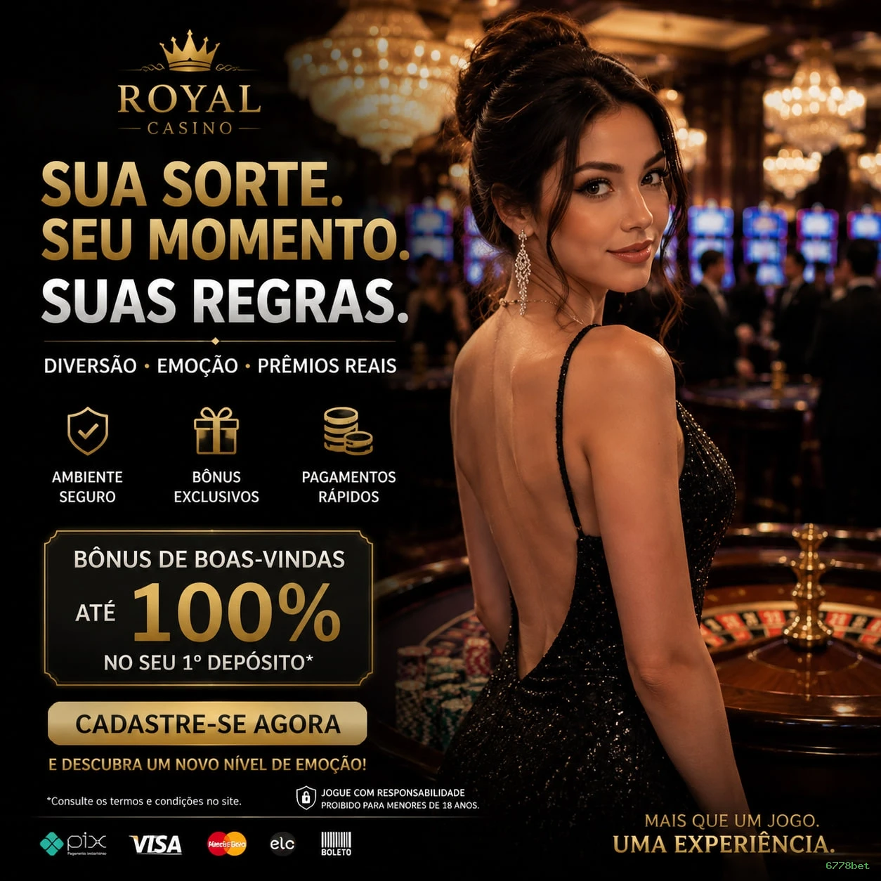 Bacará VIP com squeeze feature